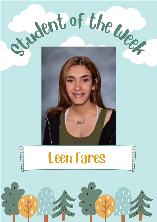 student of the week
